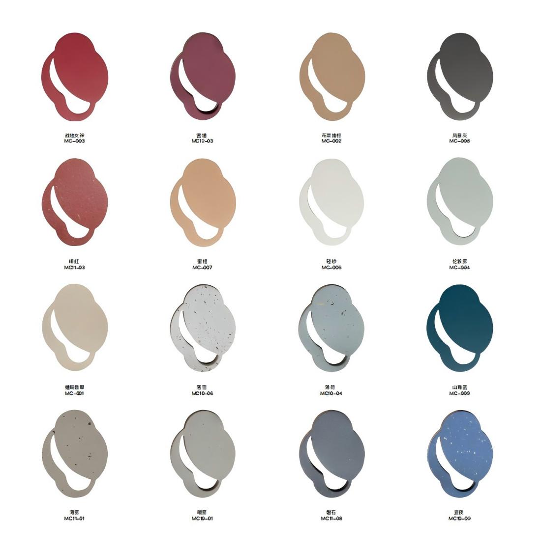 Modern Petal-Shaped Nesting Coffee & Side Table Set 01